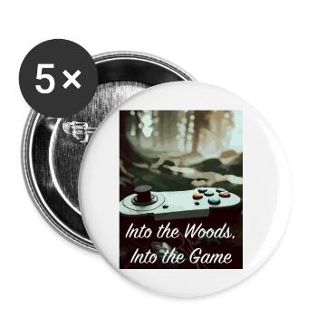 Into the Woods Into the Game 2 - Buttons groß 56 mm (5er Pack) - Weiß - Vorne