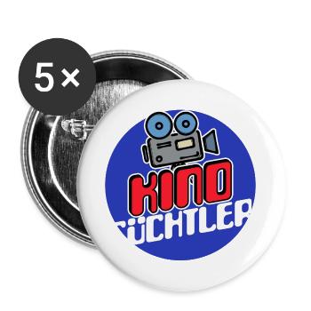 Movies Kamera Streaming Theater Statement Kino - Buttons groß 56 mm (5er Pack) - Weiß - Vorne