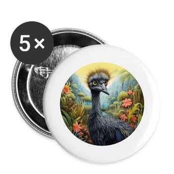 Emu - Buttons large 2.2''/56 mm (5-pack) - white - Front