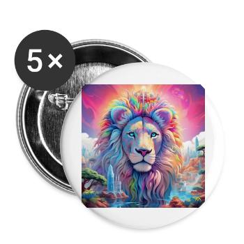 icecrusher Cartographic Pencil Art Color Grading - Buttons groß 56 mm (5er Pack) - Weiß - Vorne