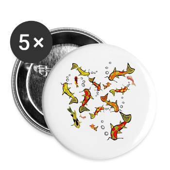 Shoal - Buttons large 2.2''/56 mm (5-pack) - white - Front
