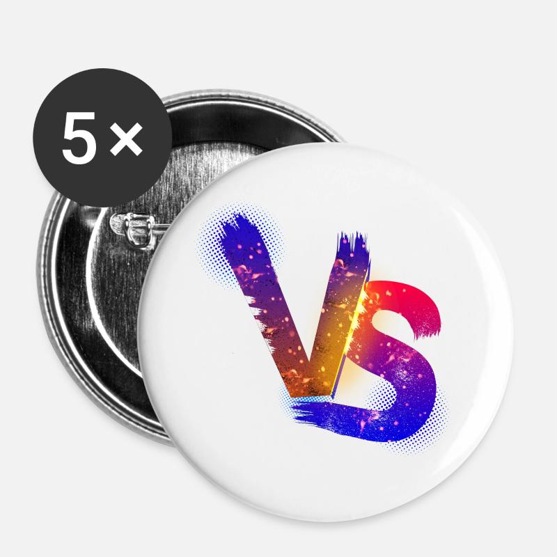 VS - Buttons large 2.2''/56 mm (5-pack) - white