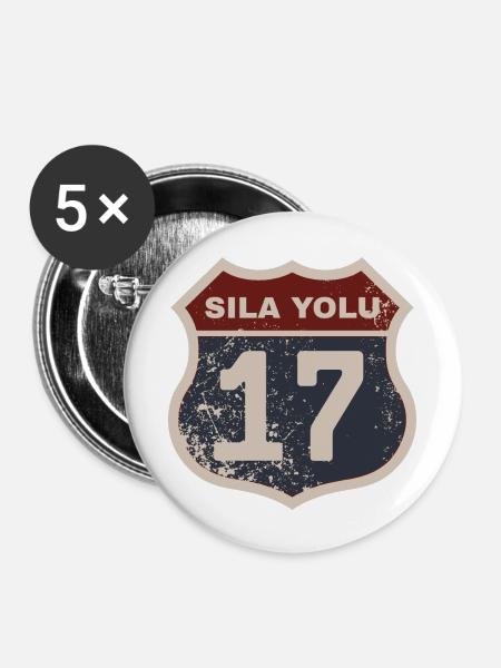Çanakkale - Buttons groß 56 mm (5er Pack) - Weiß