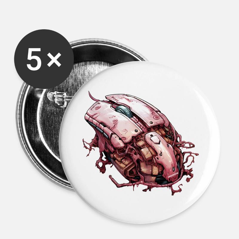 Gaming Mouse Alien Mode - Buttons large 2.2''/56 mm (5-pack) - white