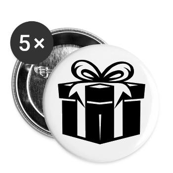 Thoughtful Treasures - Buttons large 2.2''/56 mm (5-pack) - white - Front