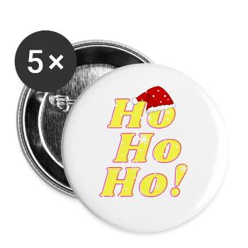 Ho³ - Buttons groß 56 mm (5er Pack) - Weiß - Vorne