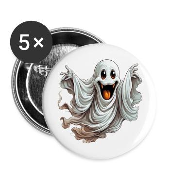 Ghosts, supernatural beings or imagination? - Buttons large 2.2''/56 mm (5-pack) - white - Front