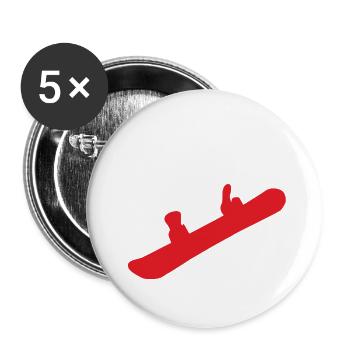 IMG 6510 - Buttons groß 56 mm (5er Pack) - Weiß - Vorne