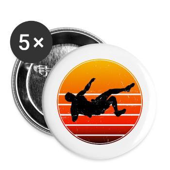 Women's Climbing Climber Climber Men - Buttons large 2.2''/56 mm (5-pack) - white - Front