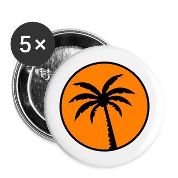 Paume 2 - Lot de 5 grands badges (56 mm) - blanc - Devant