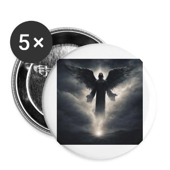 Spiritualité Astrologie - Lot de 5 grands badges (56 mm) - blanc - Devant