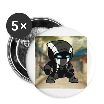 BitcoinCash (en anglais seulement) - Lot de 5 grands badges (56 mm) - blanc - Devant