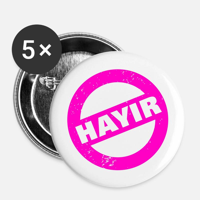 HAYIR - Buttons large 2.2''/56 mm (5-pack) - white