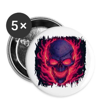 birthday present idea fuck you quote - Buttons groß 56 mm (5er Pack) - Weiß - Vorne
