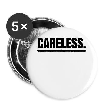 Relax Egal Statement Gleichgültig Ist Mir Wurscht - Buttons groß 56 mm (5er Pack) - Weiß - Vorne