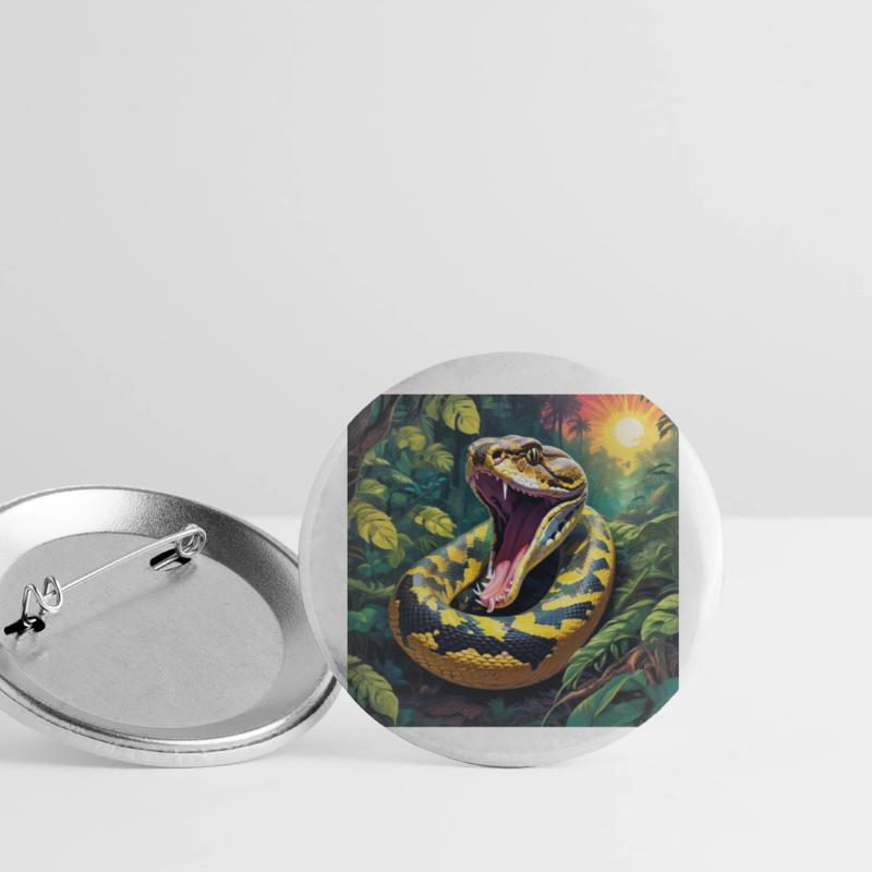 Python Snake Buttons large 2.2''/56 mm (5-pack)