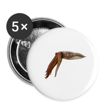 Sepia - Buttons large 2.2''/56 mm (5-pack) - white - Front