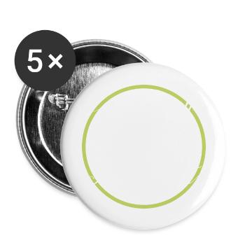 present present idea holistic balance - Buttons large 2.2''/56 mm (5-pack) - white - Front