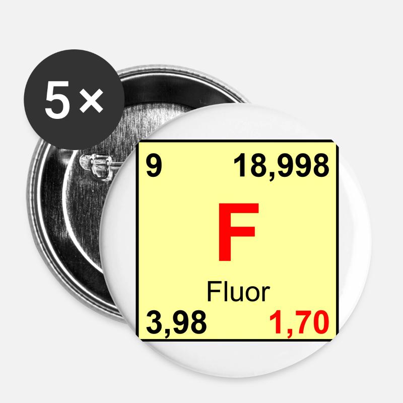 9 Flour - Buttons large 2.2''/56 mm (5-pack) - white