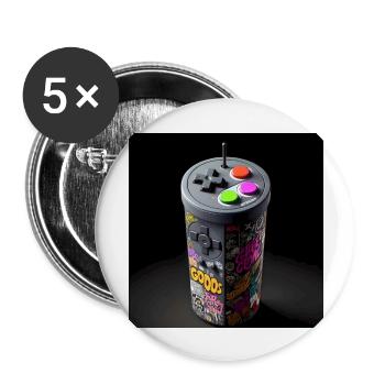 Joystick 10 - Buttons groß 56 mm (5er Pack) - Weiß - Vorne