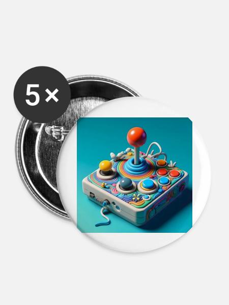 Joystick 8 - Buttons groß 56 mm (5er Pack) - Weiß