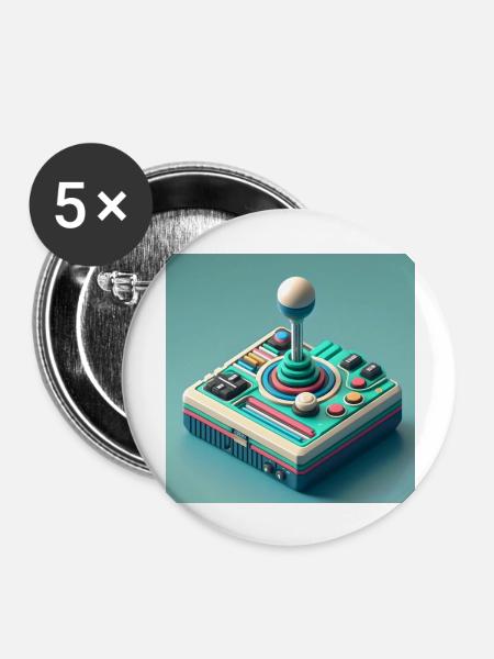 Joystick 7 - Buttons groß 56 mm (5er Pack) - Weiß