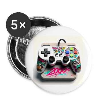 Joystick 5 - Buttons groß 56 mm (5er Pack) - Weiß - Vorne