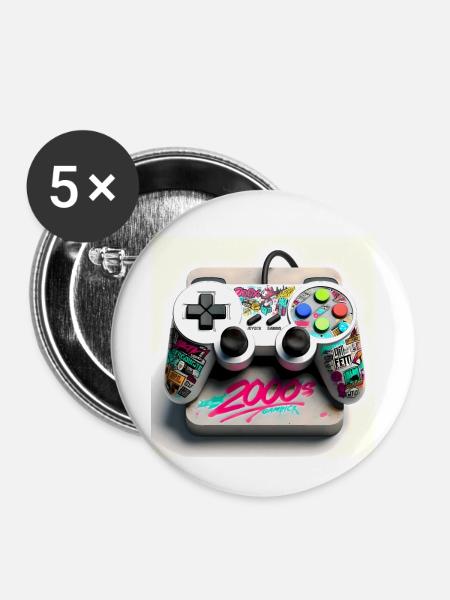 Joystick 5 - Buttons groß 56 mm (5er Pack) - Weiß
