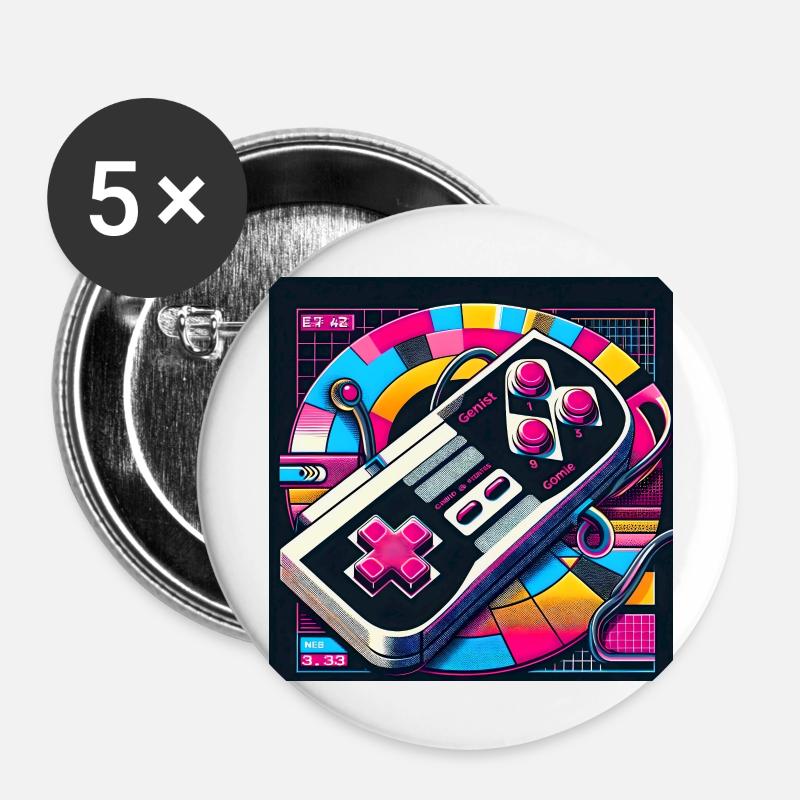 Joystick 3 - Buttons groß 56 mm (5er Pack) - Weiß