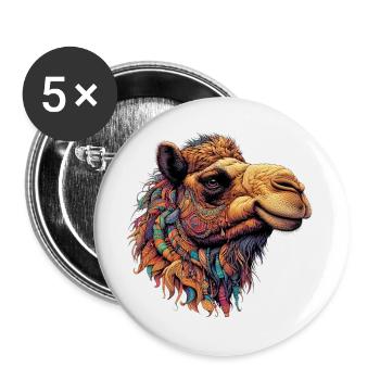 Camel - Buttons large 2.2''/56 mm (5-pack) - white - Front
