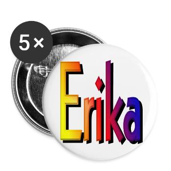 erika2 - Buttons large 2.2''/56 mm (5-pack) - white - Front