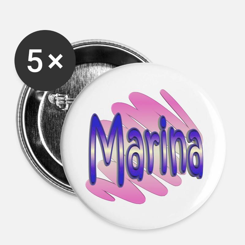 marina2 - Buttons large 2.2''/56 mm (5-pack) - white