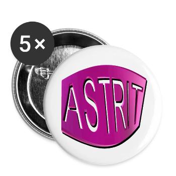 astrit2 - Buttons groß 56 mm (5er Pack) - Weiß - Vorne