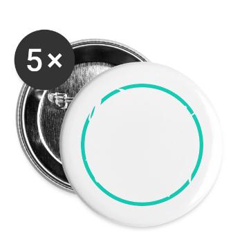 horse racing thrilling experiences present - Buttons large 2.2''/56 mm (5-pack) - white - Front