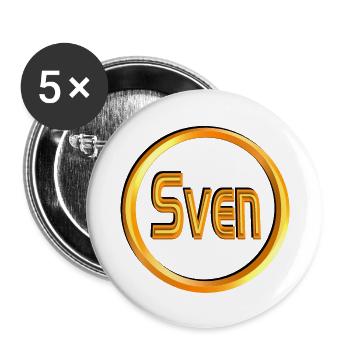 sven2 - Buttons large 2.2''/56 mm (5-pack) - white - Front