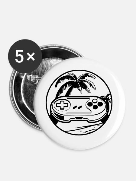 Gamepad - Buttons groß 56 mm (5er Pack) - Weiß