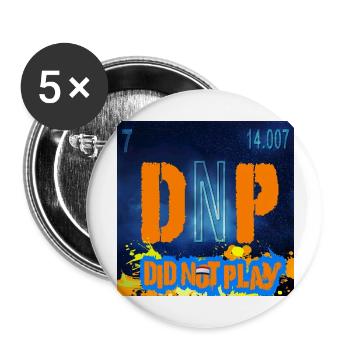 DNP CHEMISTRY - Buttons large 2.2''/56 mm (5-pack) - white - Front
