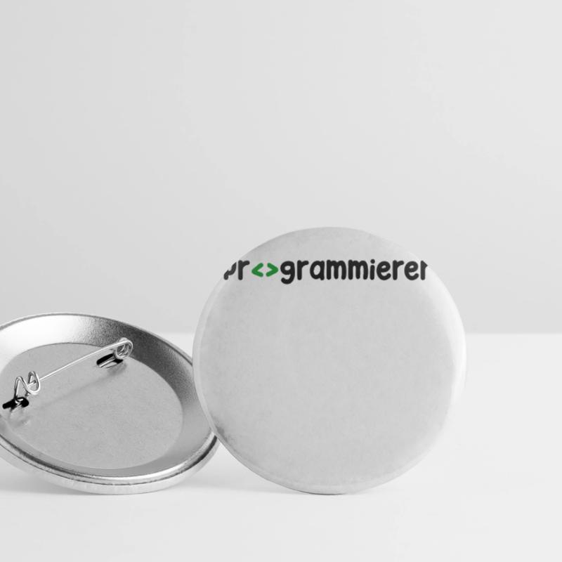 Programmer, Developer, Web Developer, Scripting Buttons large 2.2''/56 mm (5-pack)