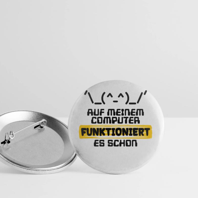 Developer Statement Code Scripting Programmer Buttons large 2.2''/56 mm (5-pack)