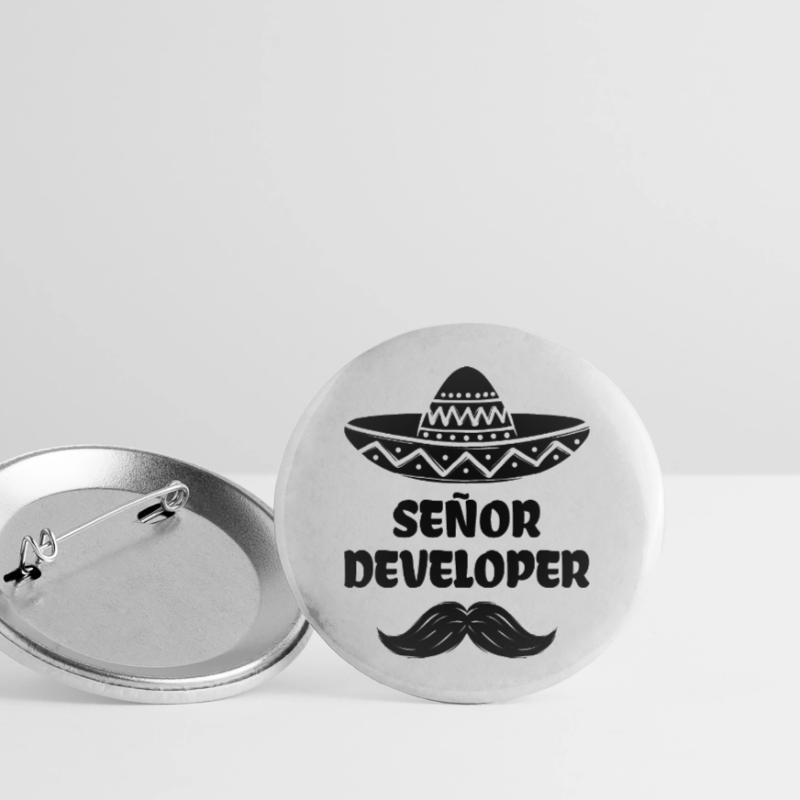 Developer Statement Skripting Dev Computerfreak Buttons groß 56 mm (5er Pack)