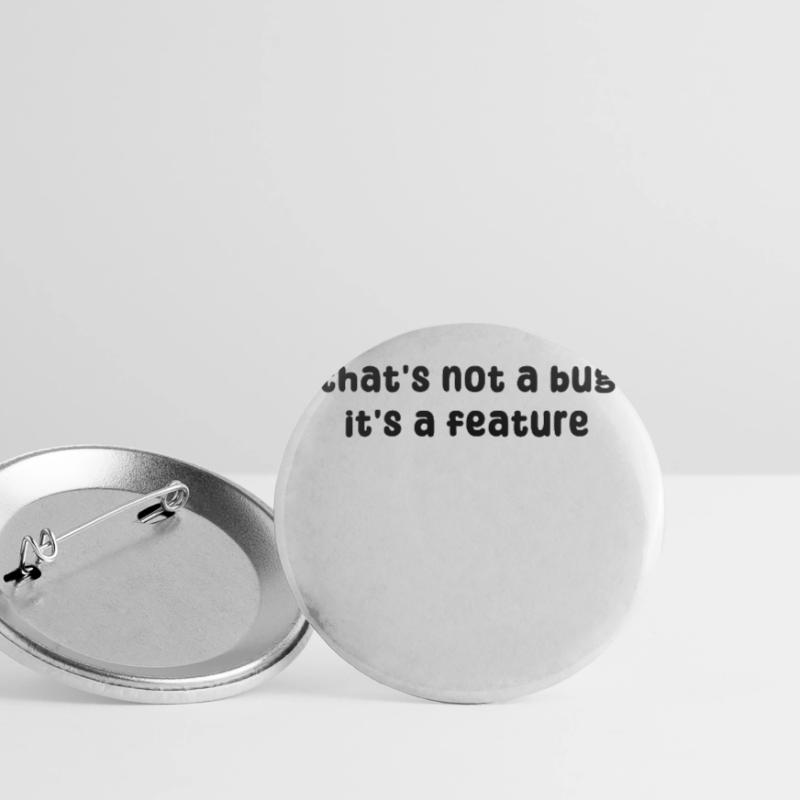 Developer Geek Bugs Code Computer Science Statement Buttons large 2.2''/56 mm (5-pack)