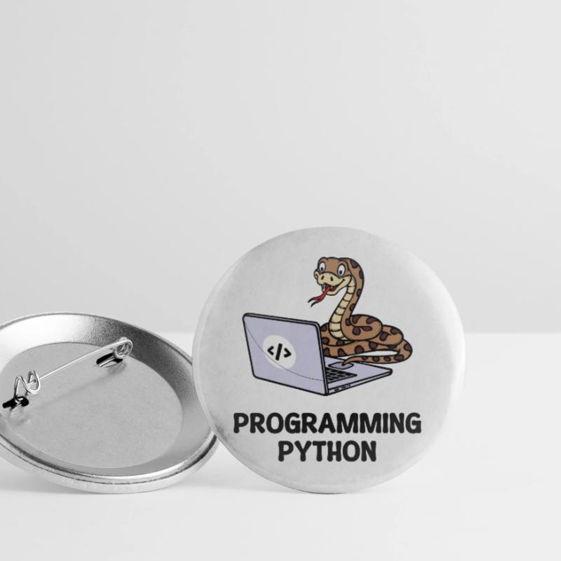 Developer Lustige Sprüche Programmierer Computer Buttons groß 56 mm (5er Pack)