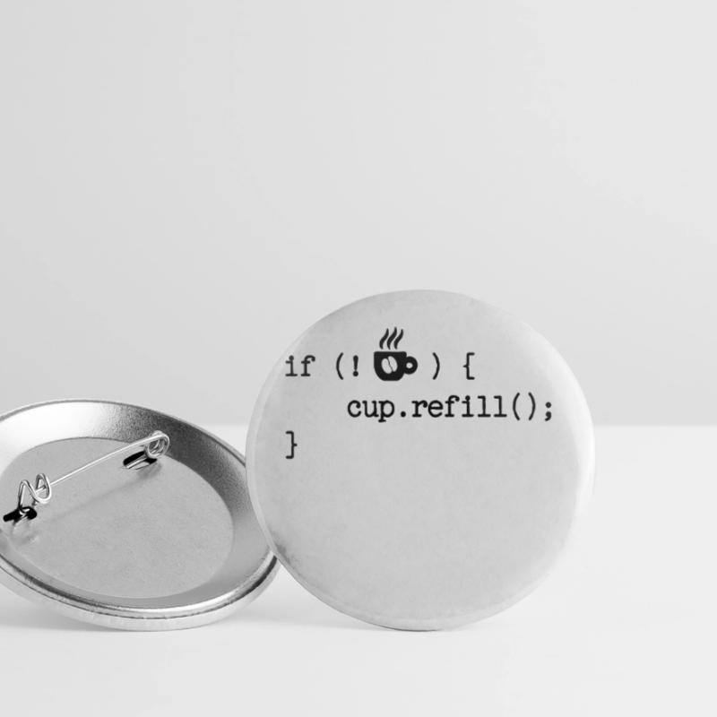 Developer Programmer Code Web Developer Debug Buttons large 2.2''/56 mm (5-pack)
