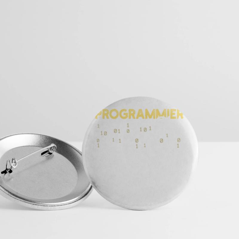 Developer Statement Coden Skripting Webentwickler Buttons groß 56 mm (5er Pack)