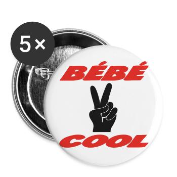 COOL Baby 283348 - Buttons large 2.2''/56 mm (5-pack) - white - Front