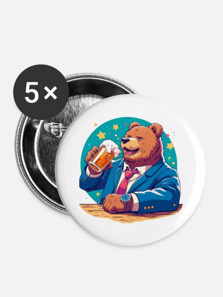 6815831F E457 4D2A 9A4D 1D4C7DFAA256 - Buttons groß 56 mm (5er Pack) - Weiß