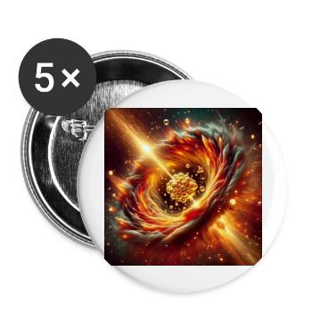 group1 18 - Buttons groß 56 mm (5er Pack) - Weiß - Vorne