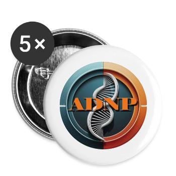 ANDP - Syndrome - GEN - Buttons large 2.2''/56 mm (5-pack) - white - Front