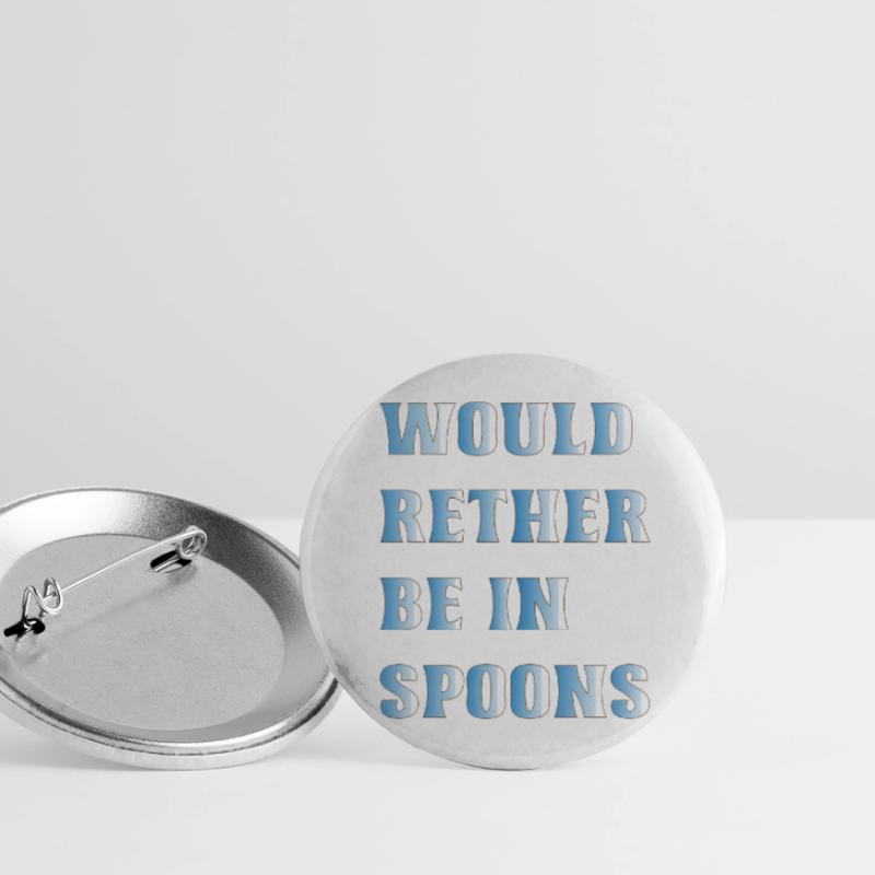 Wetherspoons Design: Would Rather Be In Spoons Buttons large 2.2''/56 mm (5-pack)