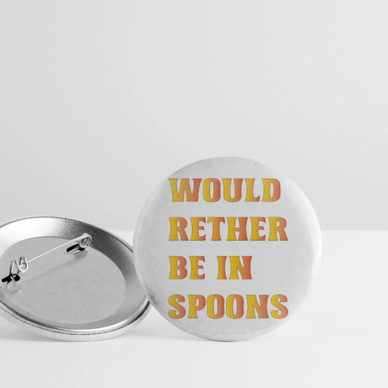 Wetherspoons Design: Would Rather Be In Spoons Buttons large 2.2''/56 mm (5-pack)